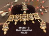 85 MH Golden Palted Matte Antique Hasadi Set Wholesale Price In Surat
